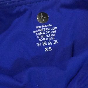 ethos Pants - Full length cobalt blue workout leggings ethos Pants - Full length cobalt blue workout leggings